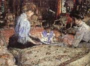 Edouard Vuillard The lady and their children oil painting artist